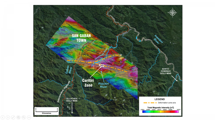 original aeromagnetic survey Gaban